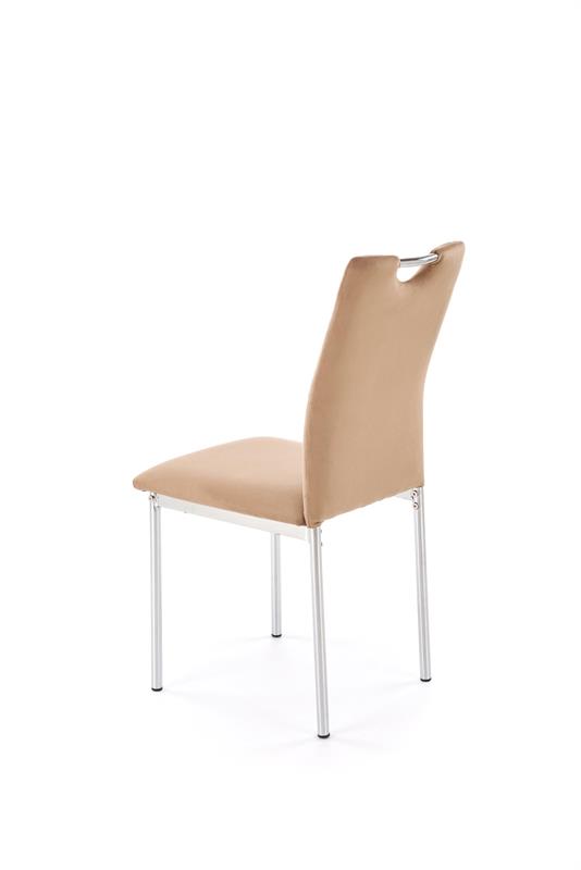 K578 jedálenská stolička, béžová/strieborná