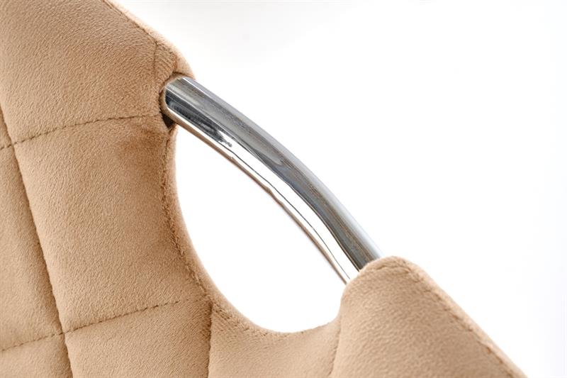 K578 jedálenská stolička, béžová/strieborná