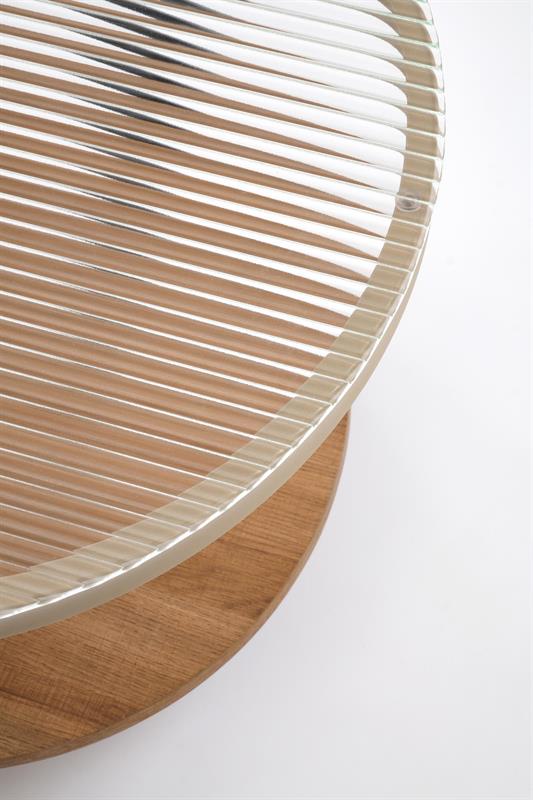 KAMALA konferenčný stolík, prírodný/čierny