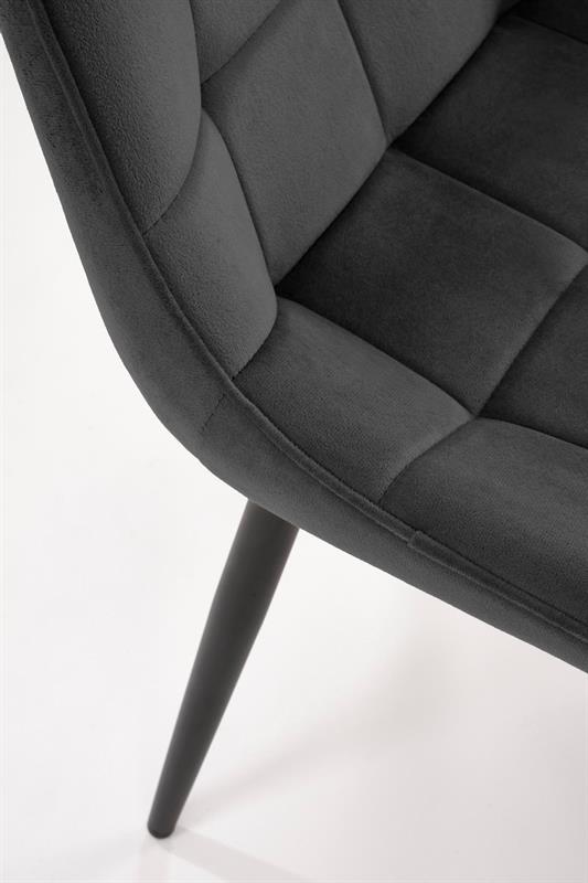 K580 jedálenská stolička, čierna