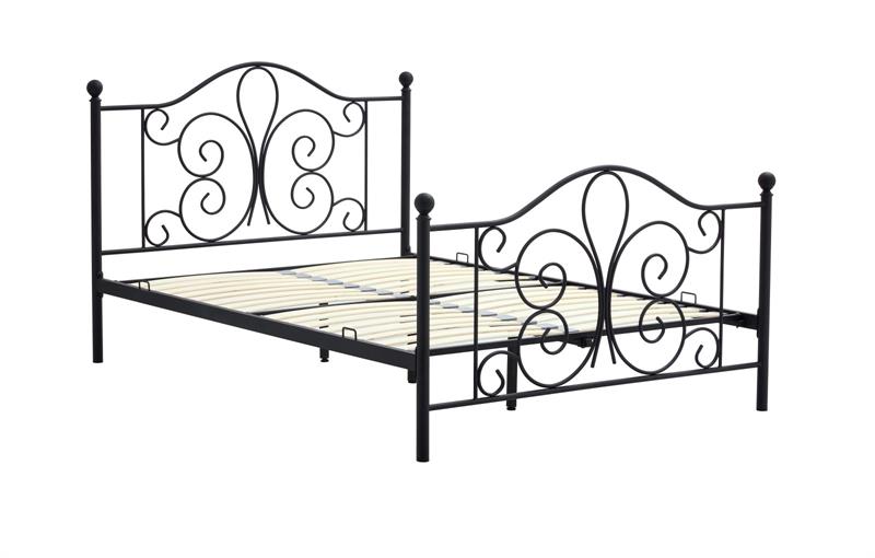 PANAMA 140x200cm posteľ, kov čierna farba