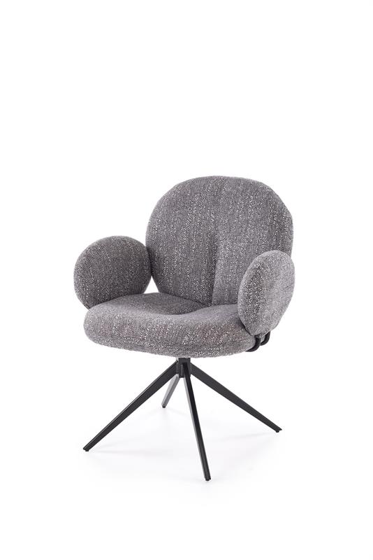 K568 jedálenská stolička sivý