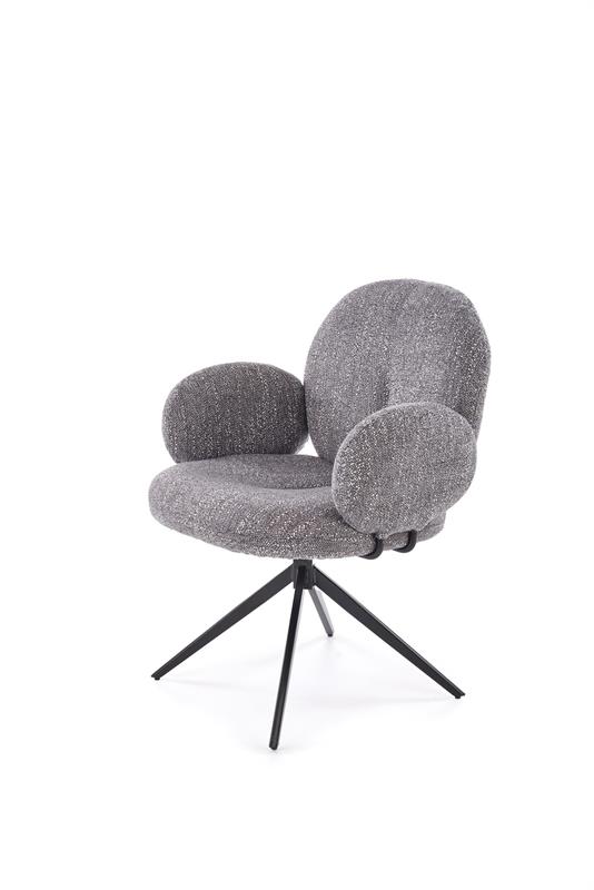 K568 jedálenská stolička sivý