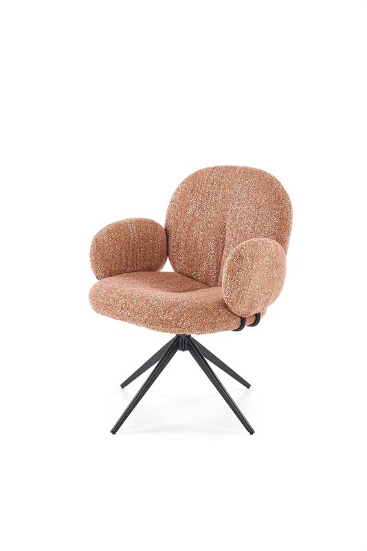 K568 jedálenská stolička, škoricová