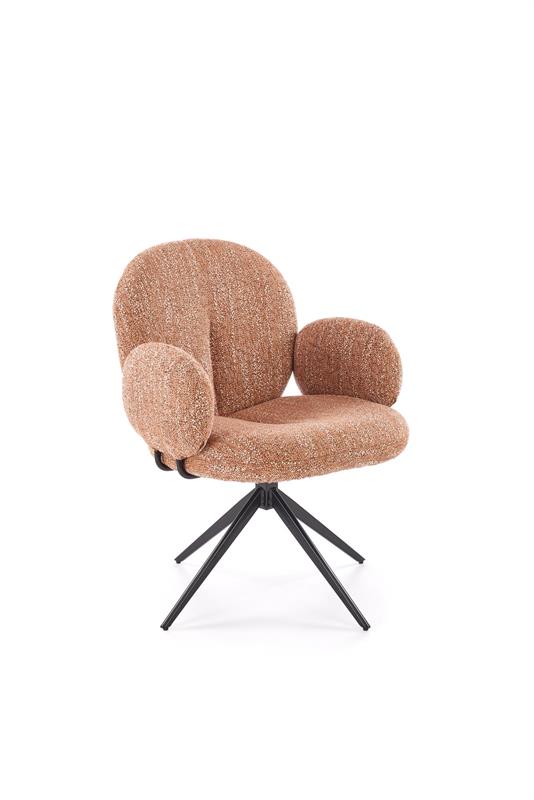 K568 jedálenská stolička, škoricová