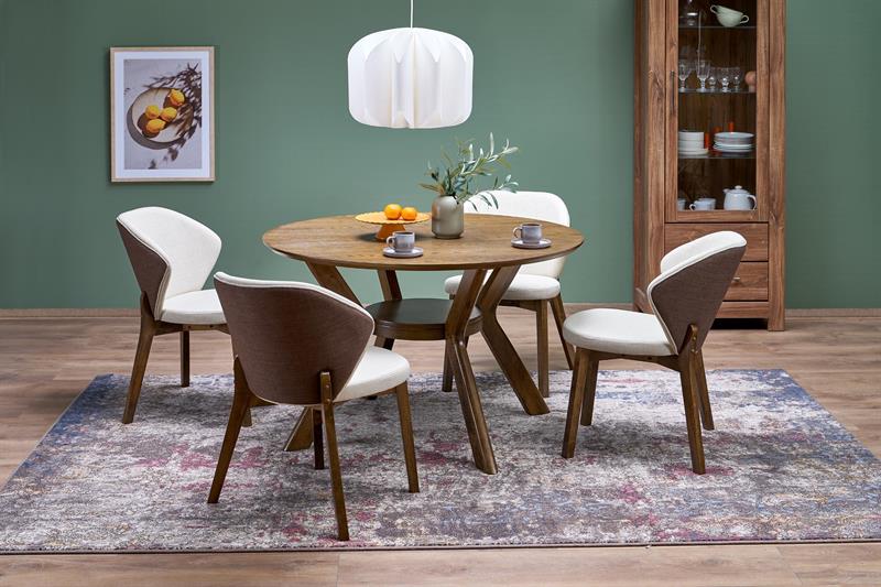 RUPERT jedálenský okrúhly stôl, orech