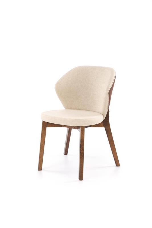 K583 jedálenská stolička, orech/hnedá/béžová