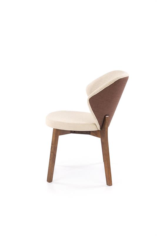 K583 jedálenská stolička, orech/hnedá/béžová