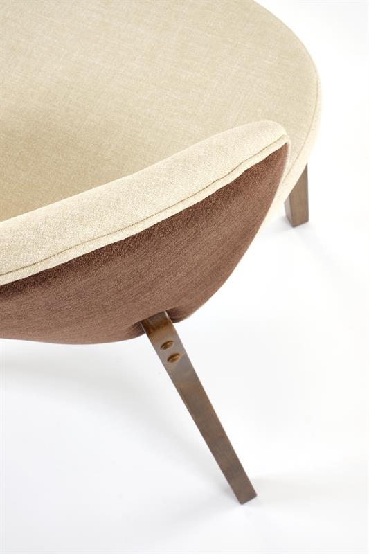 K583 jedálenská stolička, orech/hnedá/béžová