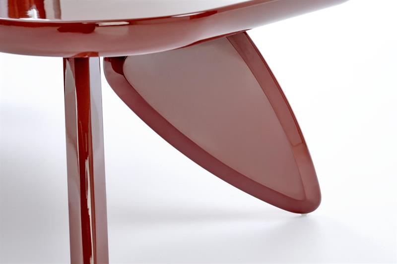 SORAYA konferenčný stolík 120/60/36 cm, bordová