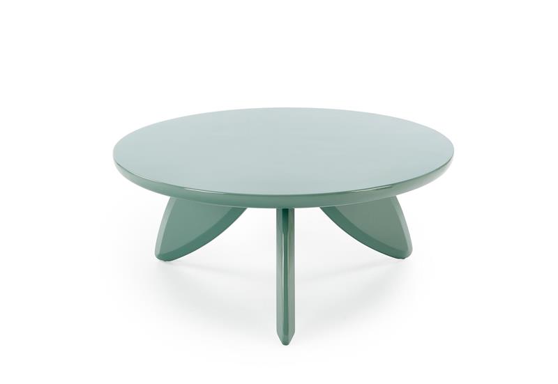 SORAYA 2 konferenčný stolík pr.80/36 cm, sv.modrá