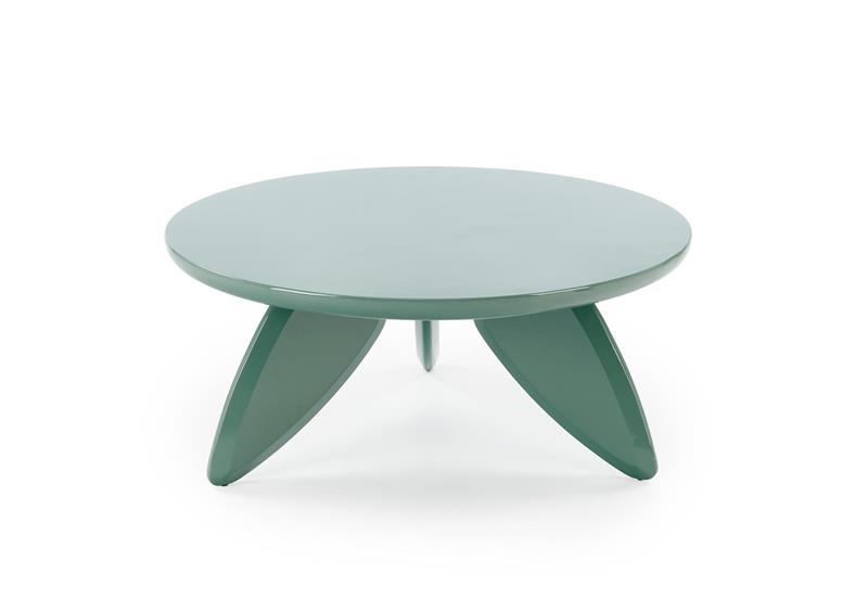 SORAYA 2 konferenčný stolík pr.80/36 cm, sv.modrá