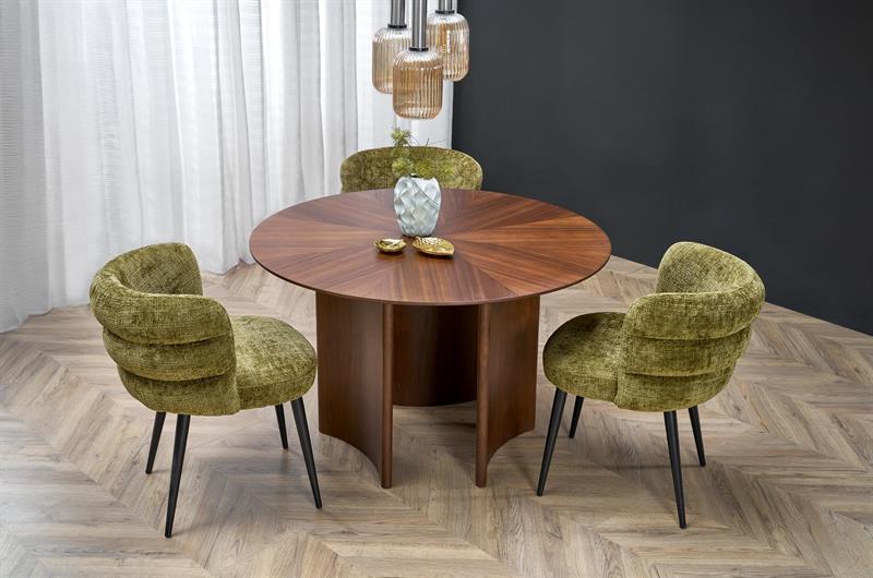 CALDO jedálenský stôl okrúhly, orechový