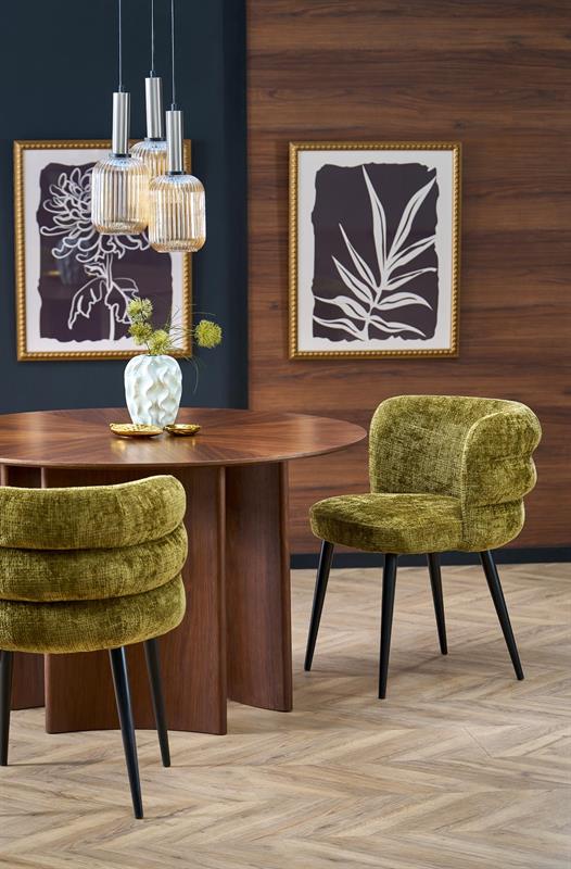 CALDO jedálenský stôl okrúhly, orechový