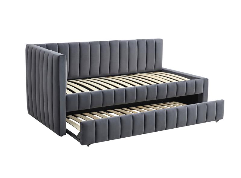 DERBY posteľ s prístelkou, sivá