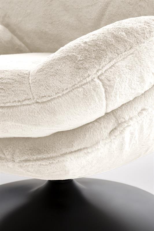 SHELL relaxačné kreslo, krémové