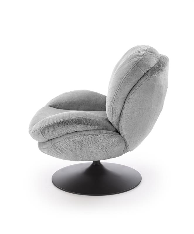 SHELL relaxačné kreslo, sivé