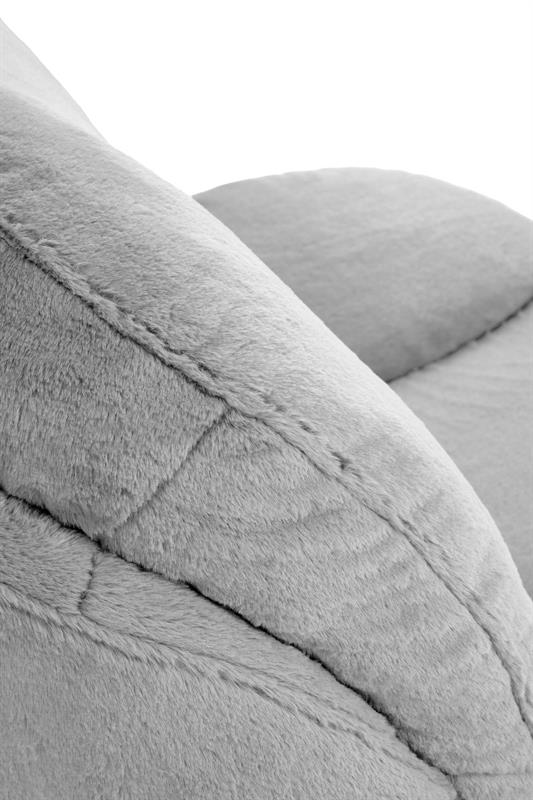 SHELL relaxačné kreslo, sivé