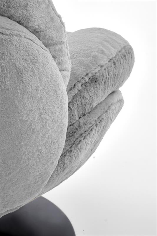 SHELL relaxačné kreslo, sivé