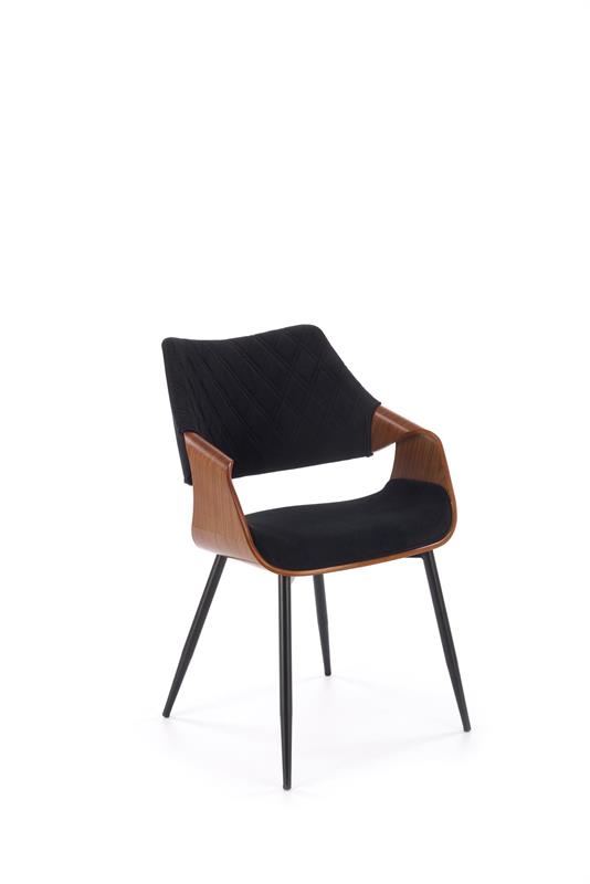 K586 jedálenská stolička, orech/čierna