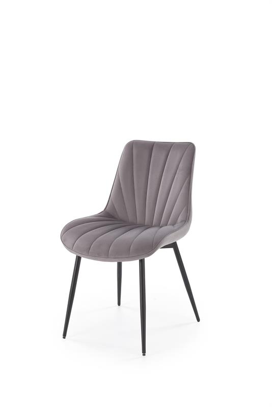 K589 jedálenská stolička, sivá