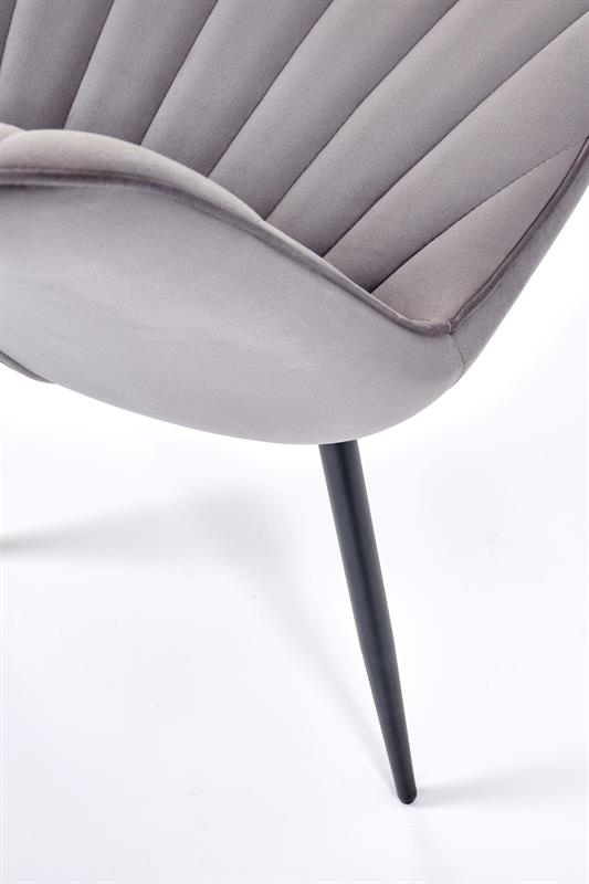 K589 jedálenská stolička, sivá