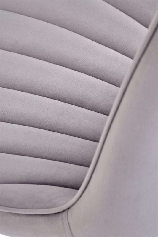 K589 jedálenská stolička, sivá