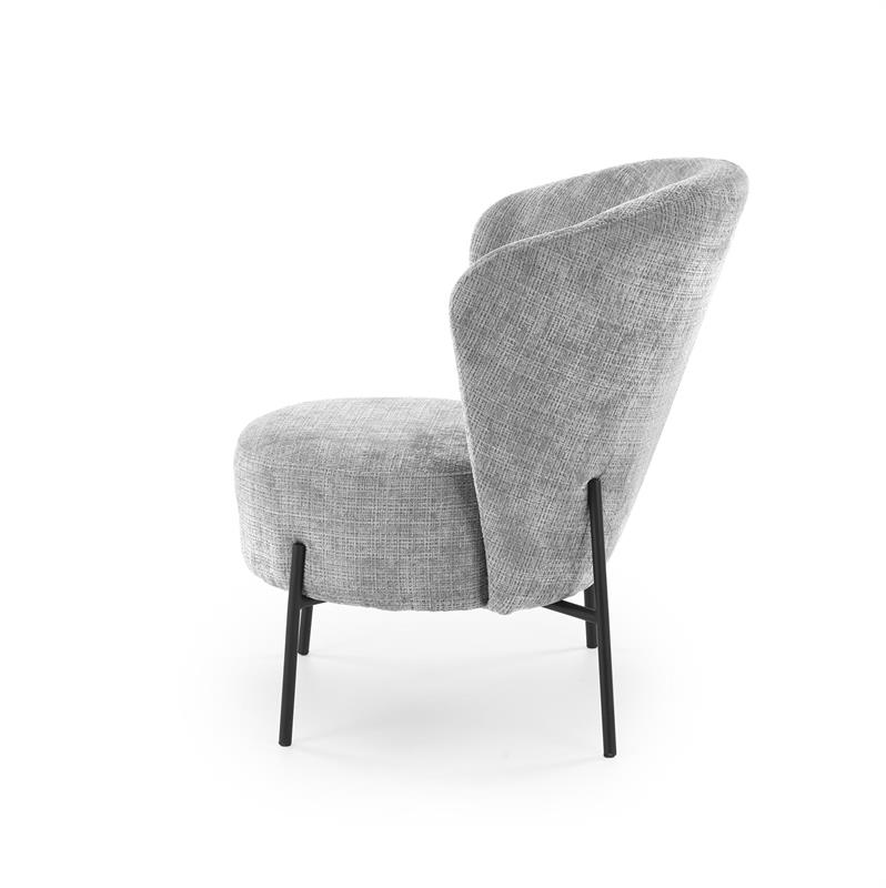 CEZAR relaxačné kreslo, sivé