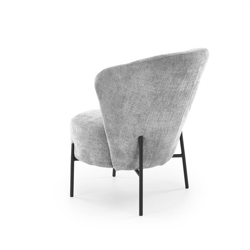 CEZAR relaxačné kreslo, sivé