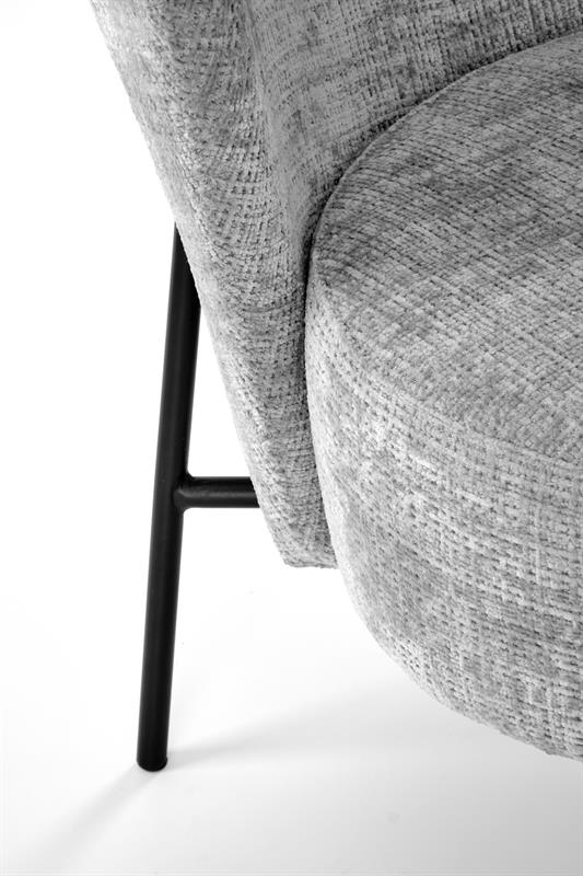 CEZAR relaxačné kreslo, sivé