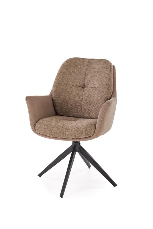 K591 jedálenská stolička, hnedá