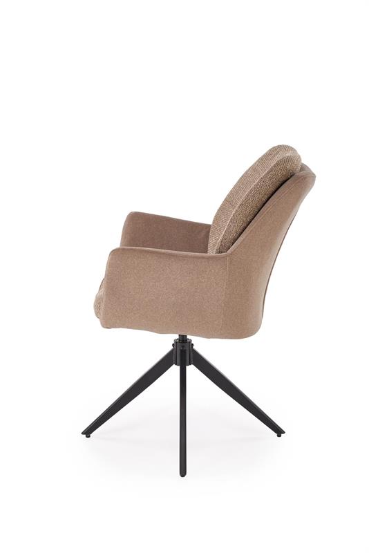 K591 jedálenská stolička, hnedá