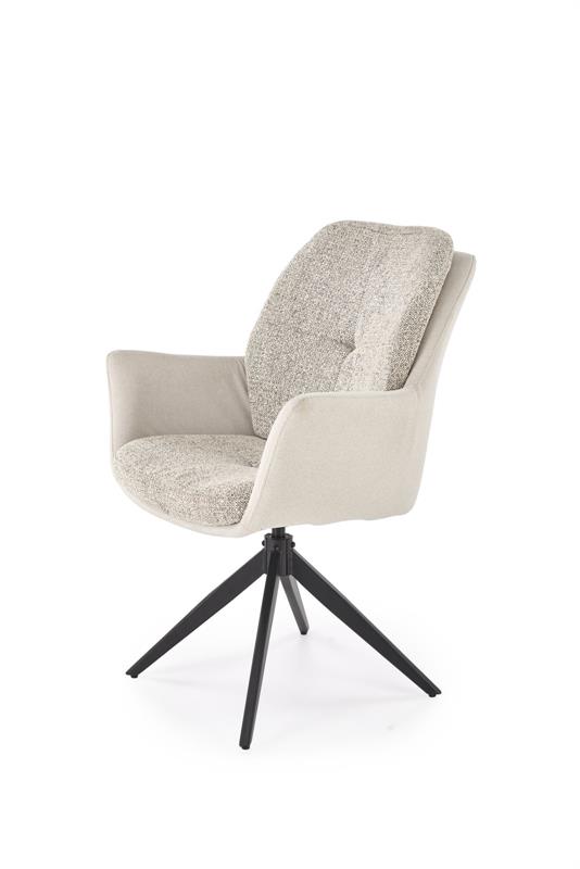 K591 jedálenská stolička, svetlosivá