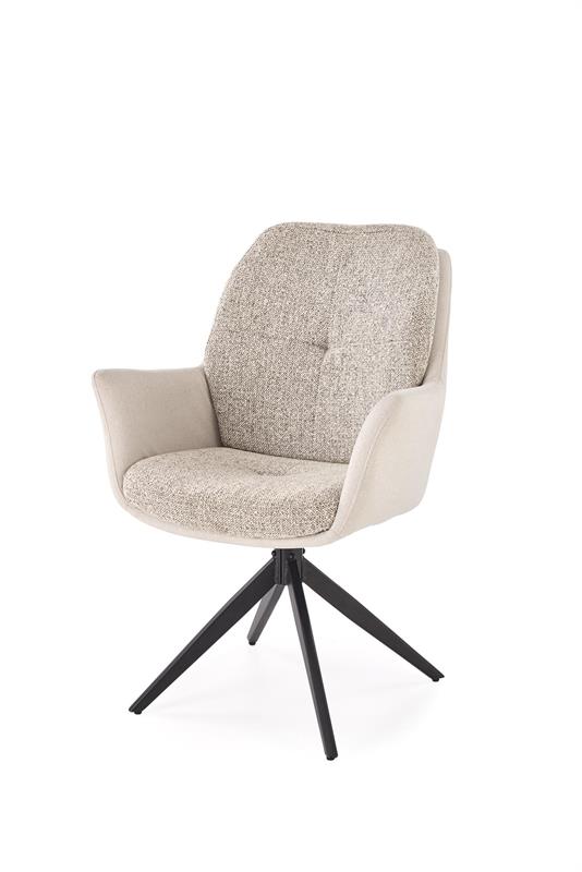 K591 jedálenská stolička, svetlosivá