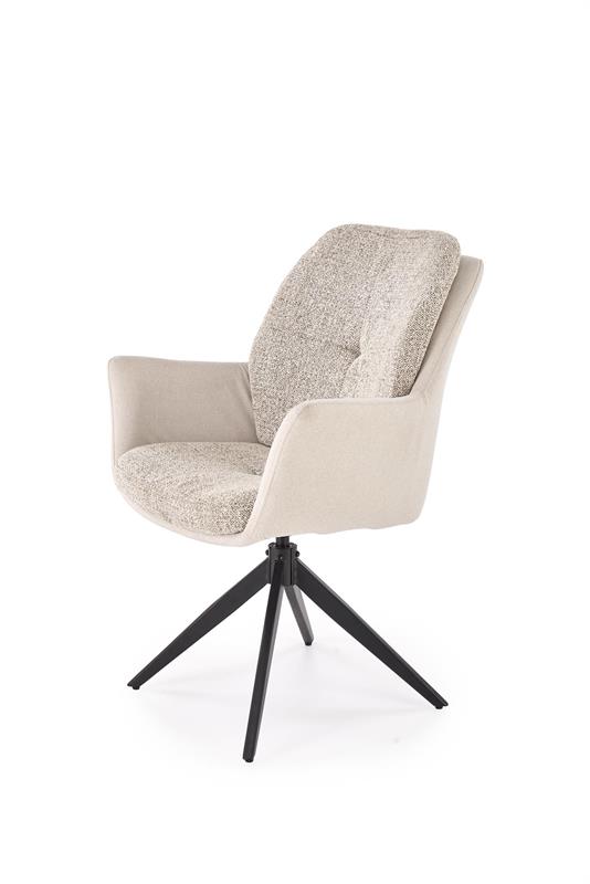 K591 jedálenská stolička, svetlosivá