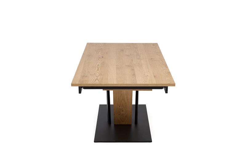 FANIS rozkladací jedálenský stôl, prírodný/čierny