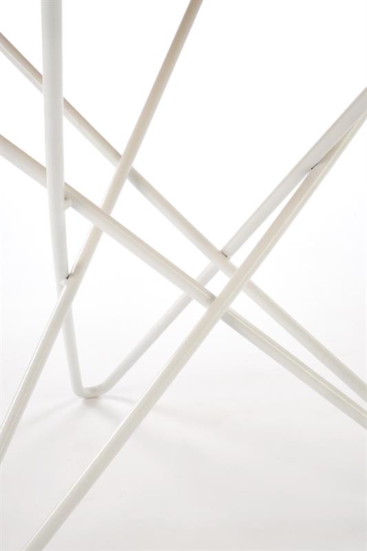 LEILA konferenčný stolík, prírodný/biely