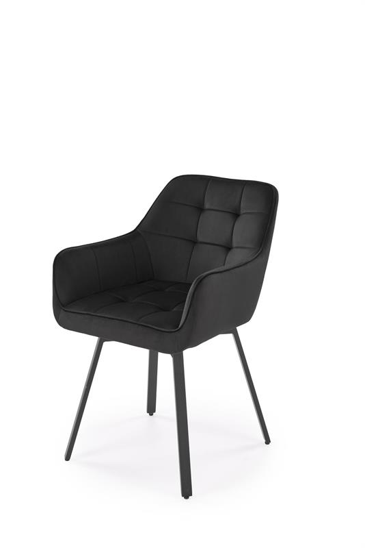 K588 jedálenská stolička, čierna