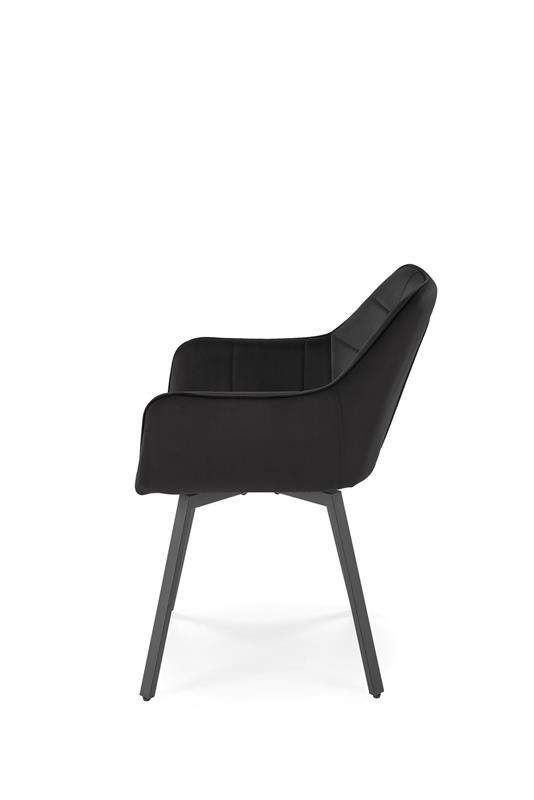 K588 jedálenská stolička, čierna