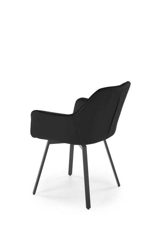 K588 jedálenská stolička, čierna