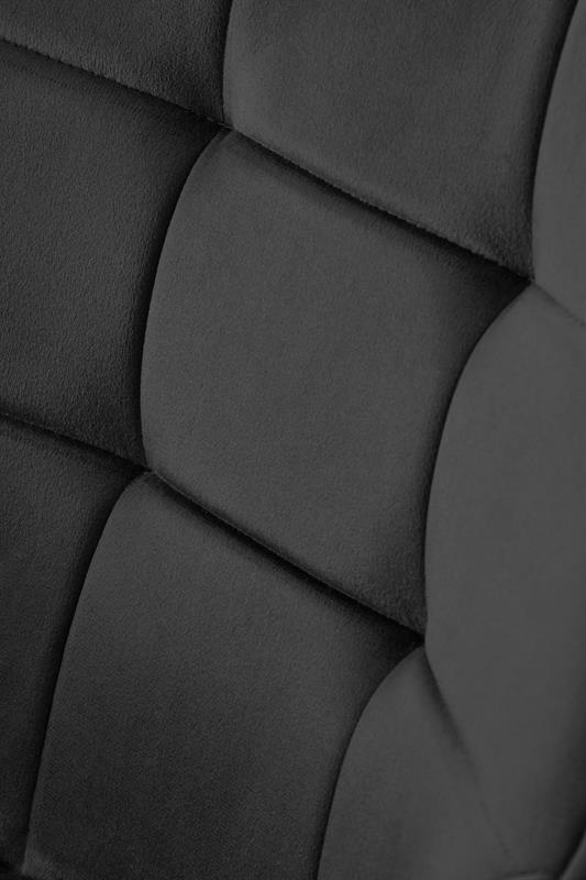 K588 jedálenská stolička, čierna