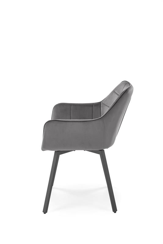 K588 jedálenská stolička, sivá