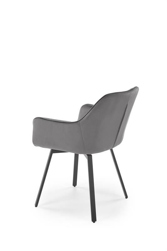 K588 jedálenská stolička, sivá