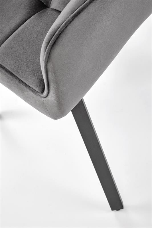 K588 jedálenská stolička, sivá