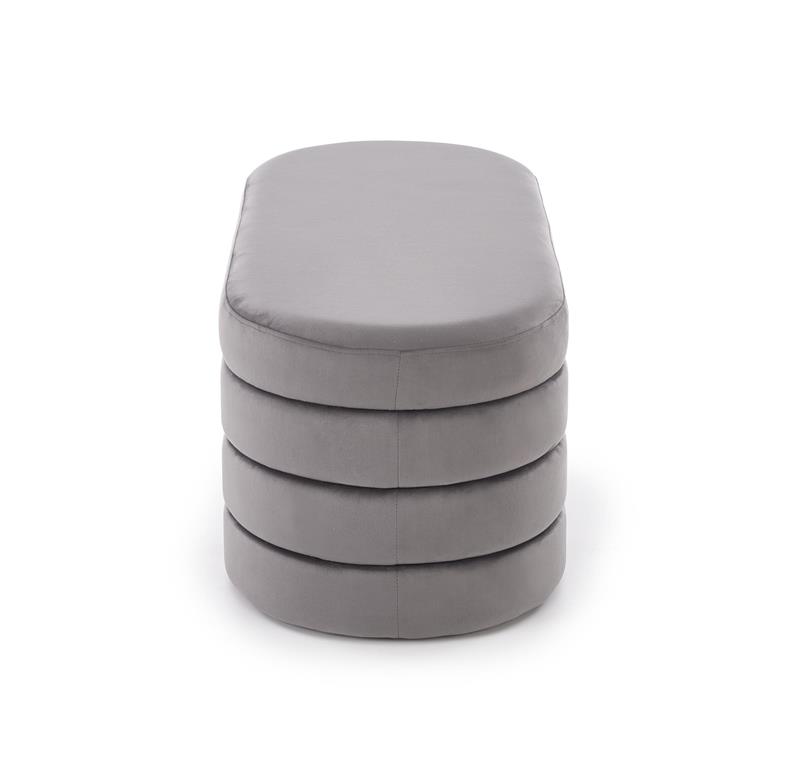 CALPI lavica s úložným priestorom, sivá