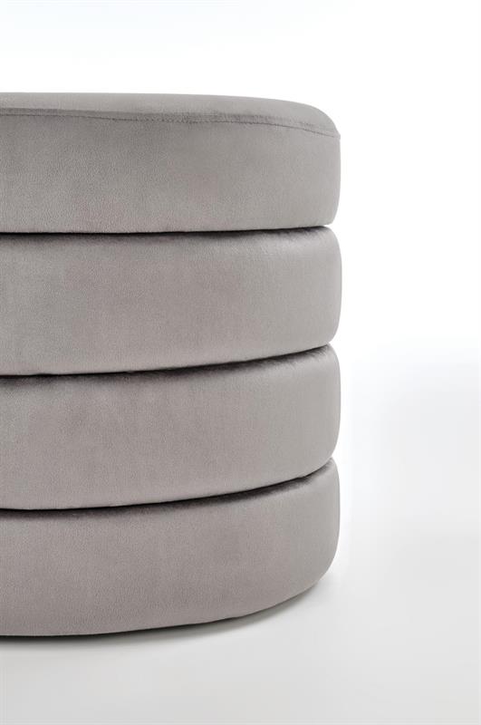 CALPI lavica s úložným priestorom, sivá