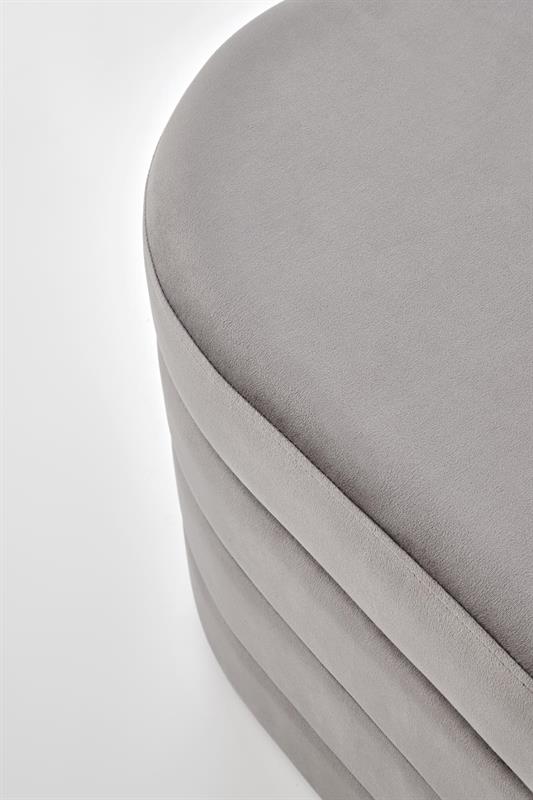 CALPI lavica s úložným priestorom, sivá