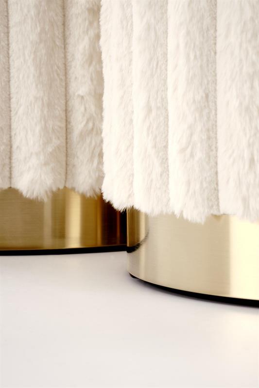 FIDO súprava 2 taburetov, krémová / zlatá