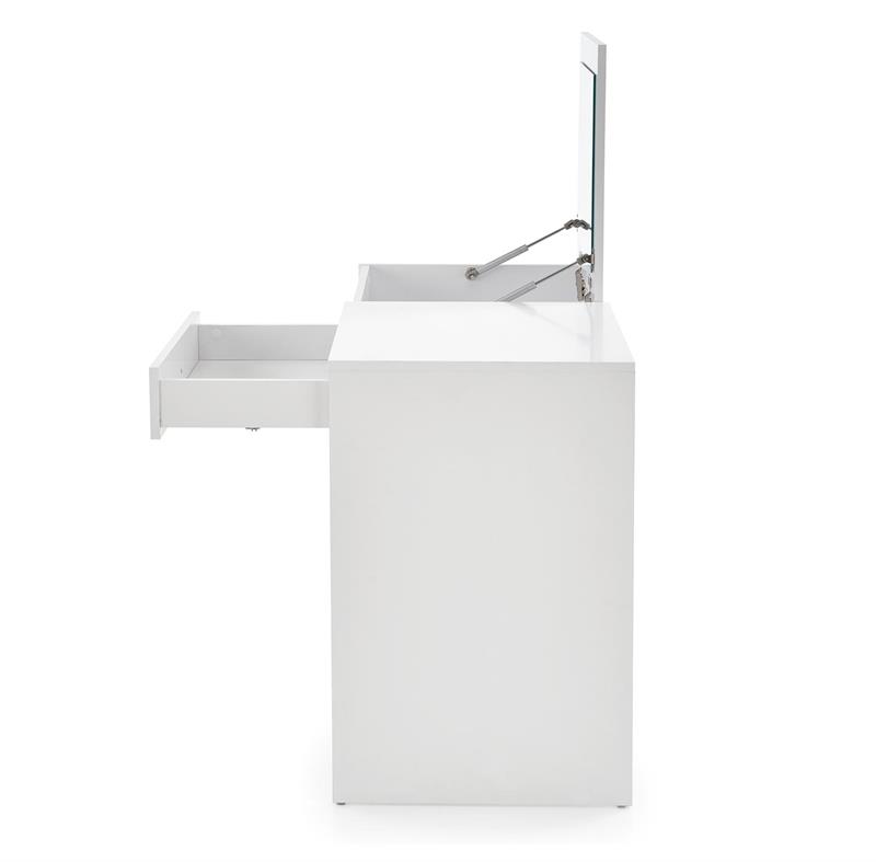 MEGAN toaletný stolík, biely