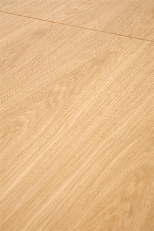 MASSIVE 2 jedálenský stôl 160-250x90cm, dýha svetlý dub/kov čierny